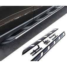 Боковые пороги OEM V2 (2 шт., алюминий) для Ауди Q5 2017-2025 гг