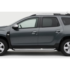 Боковые пороги OEM (2 шт., алюминий) для Dacia Duster 2018-2024 гг