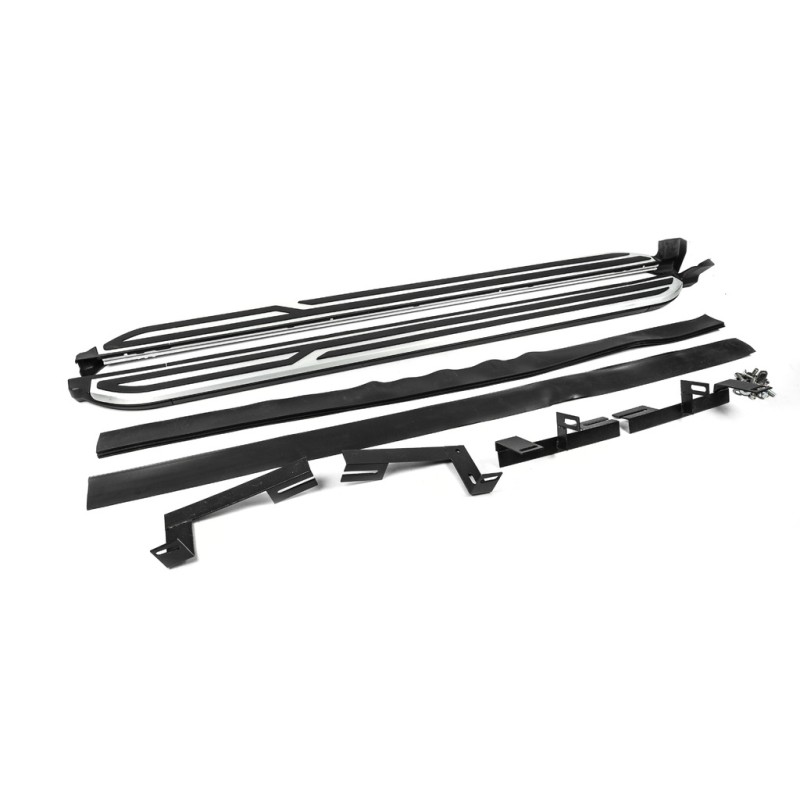 Боковые пороги OEM (2 шт., алюминий) для Renault Duster 2018-2024 гг