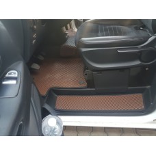 Килимки на пороги (3 шт, EVA, цегляні) для Mercedes Vito / V-class W447 2014- рр