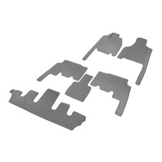 Килимки (3 ряди, EVA, сірі) для Chrysler Voyager 2001-2007 рр