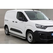 Боковые Подножки Maydos V2 (2 шт., Алюминий и Нержавейка) Короткая База для Toyota Proace City 2016- гг