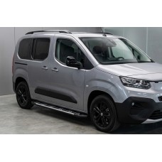 Боковые Подножки Sunrise (2 шт., Алюминий) Длинная База для Toyota Proace City 2016- гг