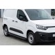 Боковые Подножки Allmond Black (2 шт., Алюминий) Длинная База для Toyota Proace City 2016- гг