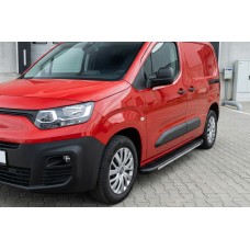 Бокові пороги Bosphorus Grey (2 шт., алюміній) Довга база для Toyota Proace City 2016- рр