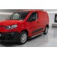 Боковые пороги New Vision Black (2 шт., алюминий) Короткая База для Toyota Proace City 2016- гг