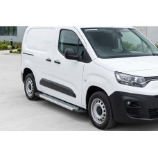Боковые Подножки New Vision Grey (2 шт., Алюминий) Длинная База для Toyota Proace City 2016- гг