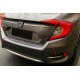 Накладки на задні противотуманки (2 шт., нерж) для Honda Civic Sedan X 2016-2021 рр