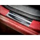 Накладки на пороги (Carmos V2, 4 шт, нерж.) для Nissan Qashqai 2007-2010 рр