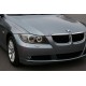 Накладки на фари (2 шт., Пласт) для BMW 3 серія E-90/91/92/93 2005-2011 рр