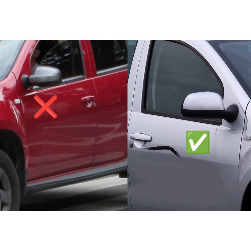 Накладки на дзеркала варіант 1 (2 шт, ABS) Хромований пластик для Dacia Duster 2008-2018 рр