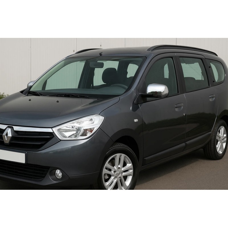 Накладки на дзеркала (2 шт, ABS) для Dacia Lodgy 2012-2022 рр