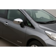 Накладки на дзеркала (2 шт, ABS) для Nissan Note 2012-2020 рр