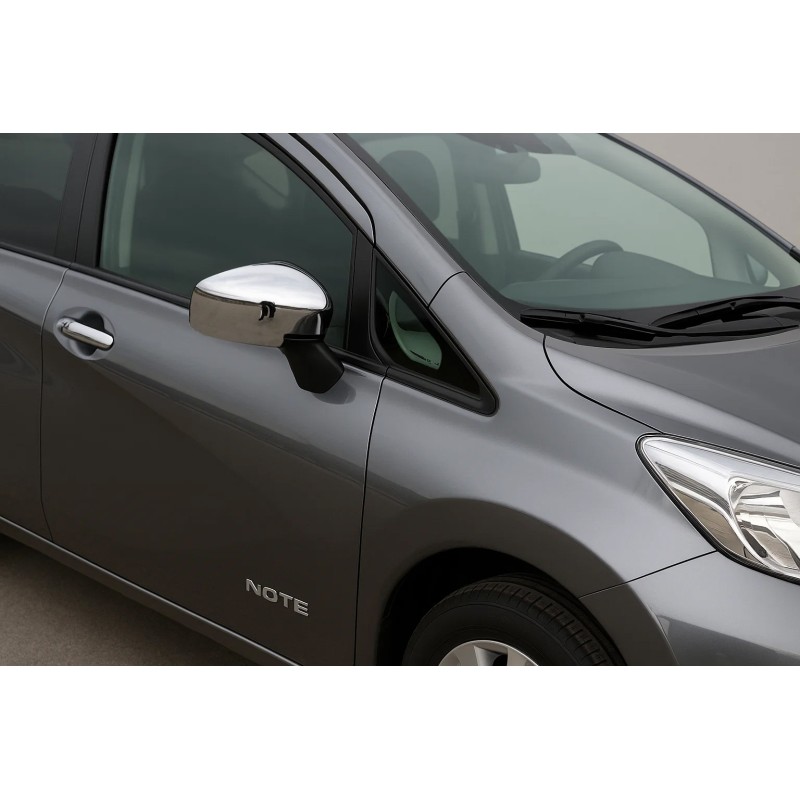 Накладки на дзеркала (2 шт, ABS) для Nissan Note 2012-2020 рр