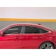 Нижні молдинги стекол (8 шт, нерж) Carmos - Турецька сталь для Honda Civic Sedan 2021- рр