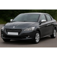 Накладка на дзеркала (2 шт, нерж.) для Peugeot 301 2012- рр
