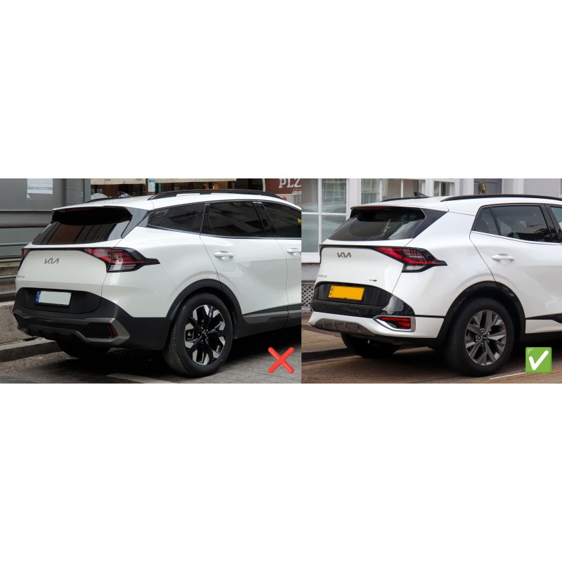 Вітровики з хромованим молдингом Niken (для SWB, 4 шт) для Kia Sportage 2021- рр