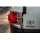 Защита задних фонарей (нержавейка, 2 шт) для Toyota FJ Cruiser