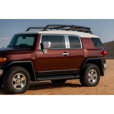 Комплект молдингов на окна (нержавейка, 16 шт) для Toyota FJ Cruiser