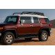 Комплект молдингів на вікна (нержавійка, 16 шт) для Toyota FJ Cruiser