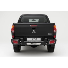 Задняя защита D124537 (нерж) для Mitsubishi L200 2006-2015 гг
