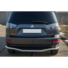 Задняя защита D125201 (нерж) для Mitsubishi Outlander 2006-2012 гг