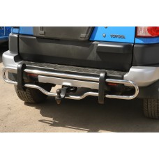 Задняя защита D098616 (нерж.) для Toyota FJ Cruiser
