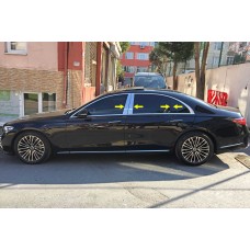 Накладки на стійки (нерж) для Mercedes S-сlass W223