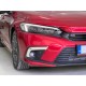 Накладки на противотуманки (2 шт, нерж.) для Honda Civic Sedan 2021- рр