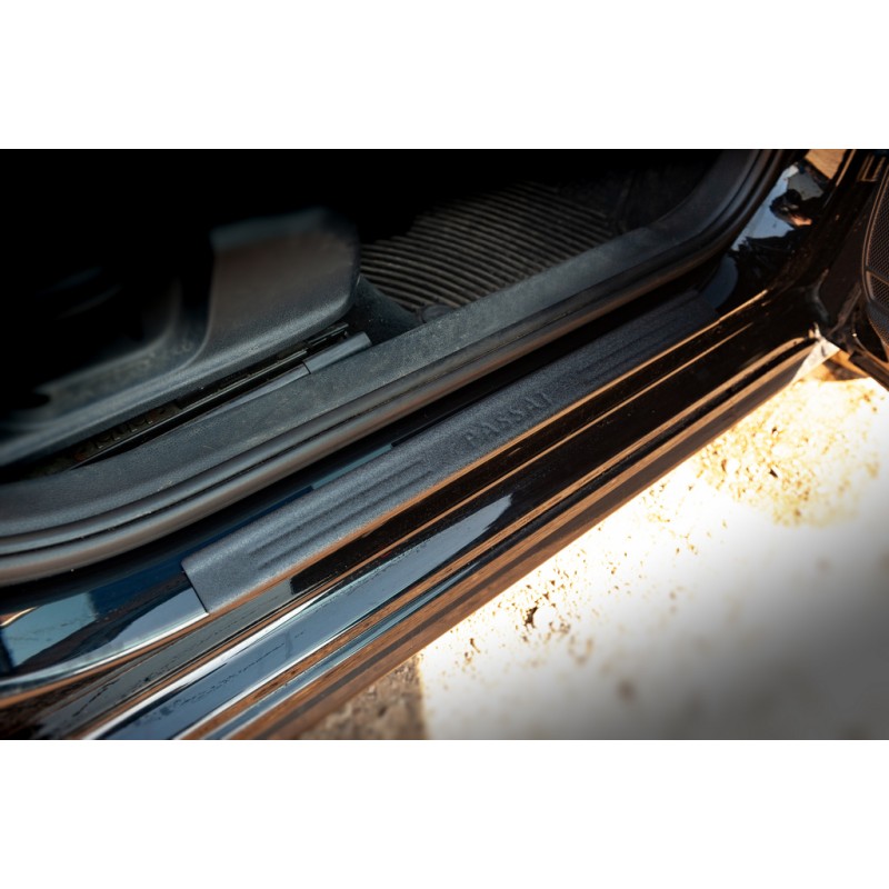 Накладки на пороги DDU (4 шт, пластик) для Volkswagen Passat B7 2012-2015рр