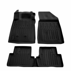 Килимки Stingray 3D (5 шт, поліуретан) для Renault Clio III 2005-2012 рр