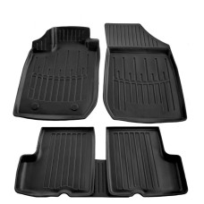 Килимки Stingray 3D (5 шт, поліуретан) для Renault Logan I 2005-2008 рр
