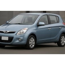 Накладки на ручки (4 шт., нерж.) OmsaLine - Італійська нержавійка для Hyundai I-20 2008-2012 рр
