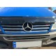 Накладки на решітку широкі (2002-2006, 6 частин, нерж) для Mercedes Sprinter W901/902/903/904/905 рр