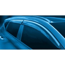 Вітровики з хромом (4 шт., Sunplex Chrome) для Isuzu D-Max 2011-2019 рр