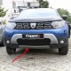 Накладка на передний бампер нижняя(ABS, серая) для Dacia Duster 2018-2024 гг