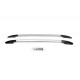 Рейлінги OmsaLine Solid (2 шт, сірі) для Citroen C-3 2016-2023 рр