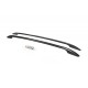 Рейлінги OmsaLine Solid (2 шт, чорні) для Citroen C-3 2016-2023 рр