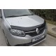 Дефлектор капота (EuroCap) для Renault Sandero 2013-2022 гг