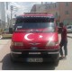 Козырек на лобовое стекло (черный глянец, 5мм) для Fiat Ducato 1995-2006 гг