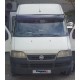 Козырек на лобовое стекло (черный глянец, 5мм) для Fiat Ducato 1995-2006 гг
