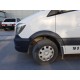 Накладки на арки широкие (4 шт, черные) для Volkswagen Crafter 2006-2016 гг