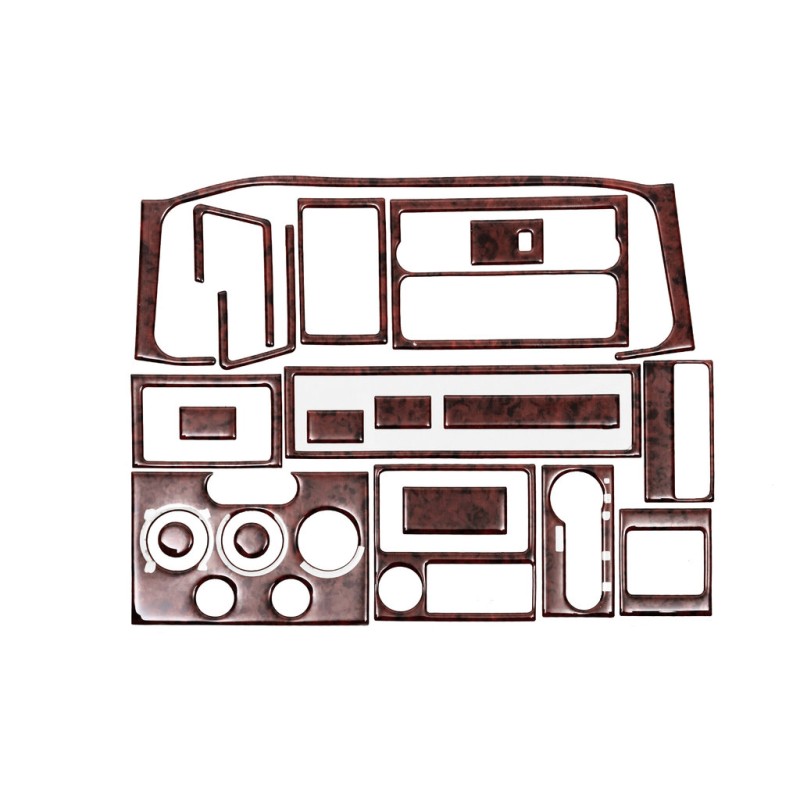 Накладки на торпеду (1996-1999) алюміній для Volkswagen T4 Caravelle/Multivan