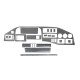 (Tdi, 1995-2000) Накладки на панель (MERIC) Карбон для Mercedes Sprinter W901/902/903/904/905 рр