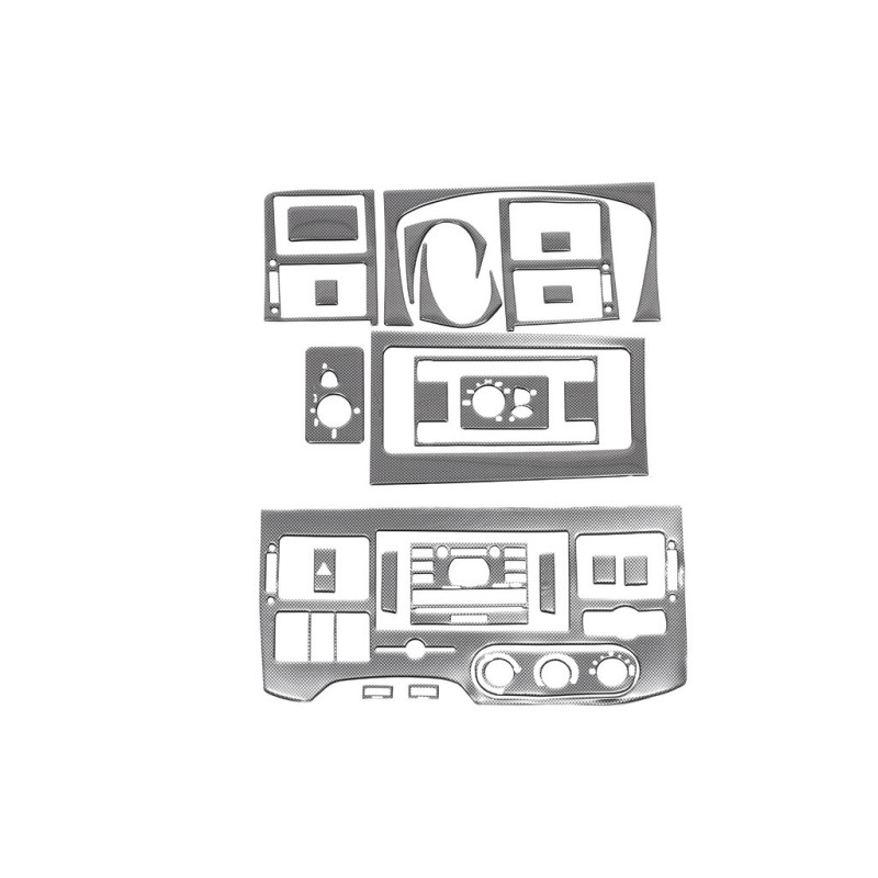 Накладки на панель (2006-2025) Карбон для Ford Transit