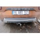 Накладка на задний бампер EuroCap (ABS) для Renault Duster 2018-2024 гг