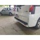 Накладка на задний бампер EuroCap (ABS) для Nissan Primastar 2002-2014 гг