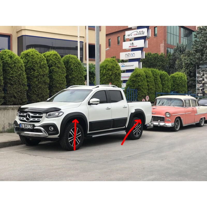 Розширювачі колісних арок (під фарбування) для Mercedes X class