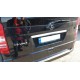 Накладка над номером (1-двер, нерж) Carmos - Турецька сталь для Mercedes Vito W639 2004-2014 рр