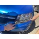 НОВИНКА!!! Накладки на фари (2 шт., нерж) для Renault Logan MCV 2013-2022 рр